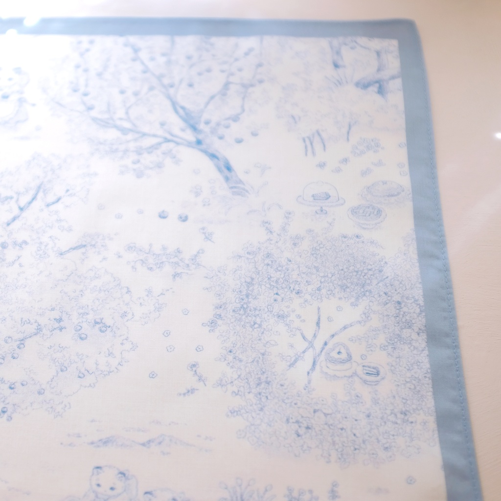 ハンカチ(ねこのトワルドジュイ)