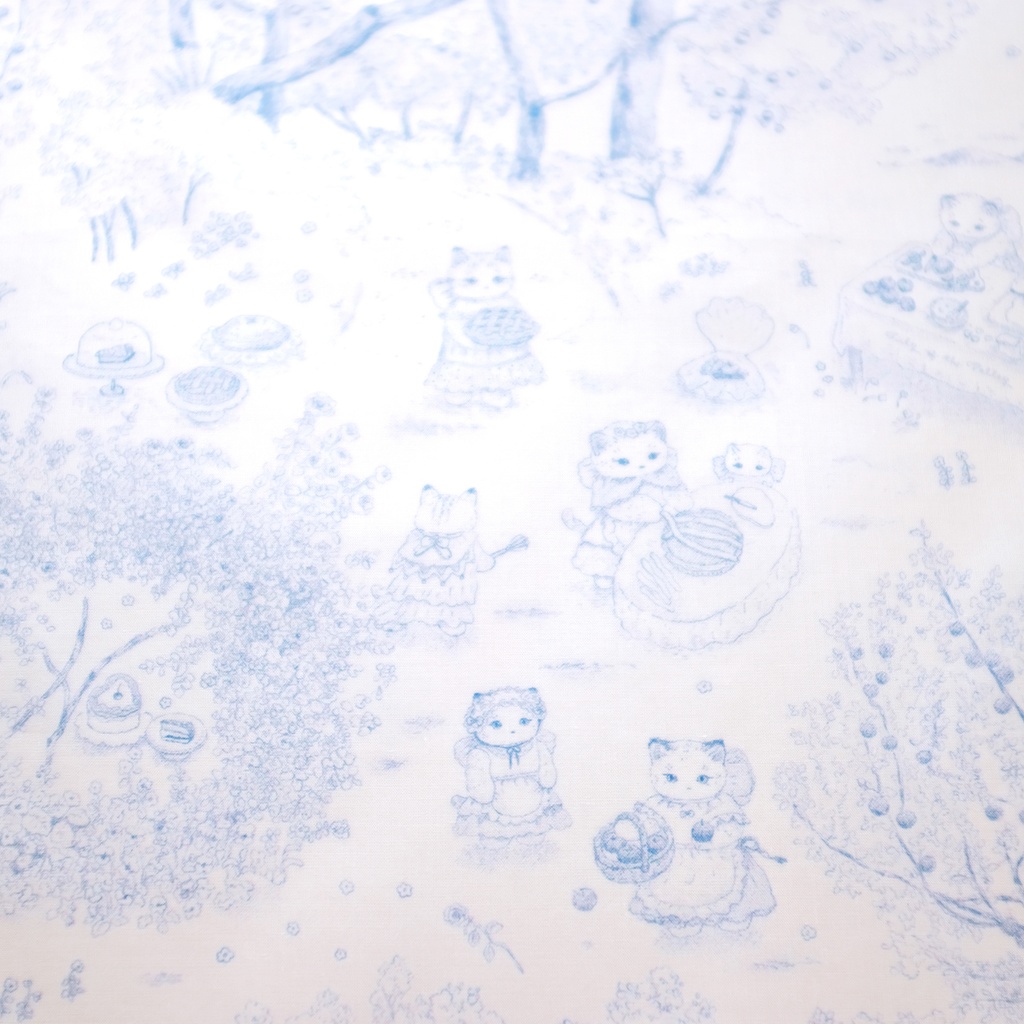 ハンカチ(ねこのトワルドジュイ)