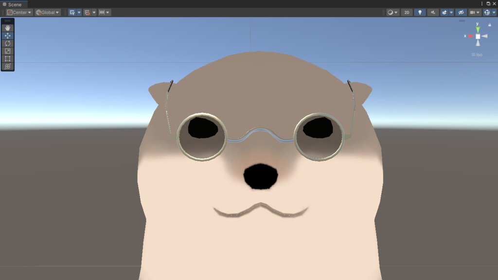 【無料あり】かわうそメガネ【MA&Quest対応】