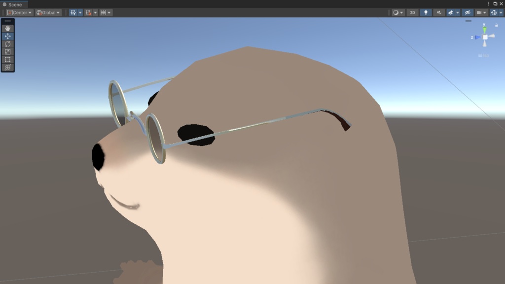 【無料あり】かわうそメガネ【MA&Quest対応】