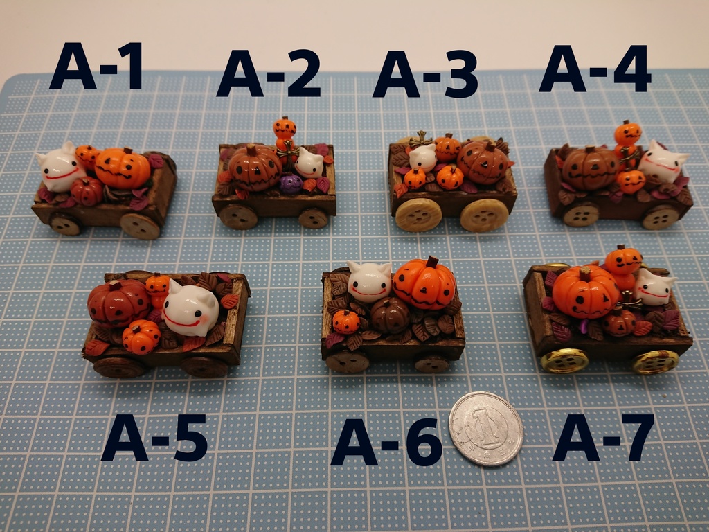 ハロウィン🎃かぼちゃんとおばけだにゃ～🎃