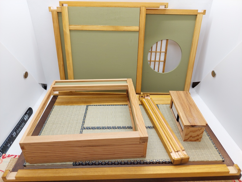 1/12 床の間(うぐいす色)(砂色)