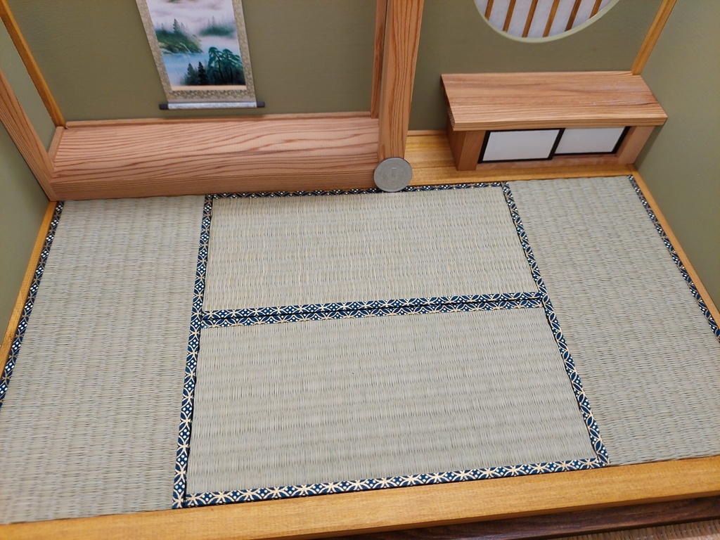 1/12 床の間(うぐいす色)(砂色)