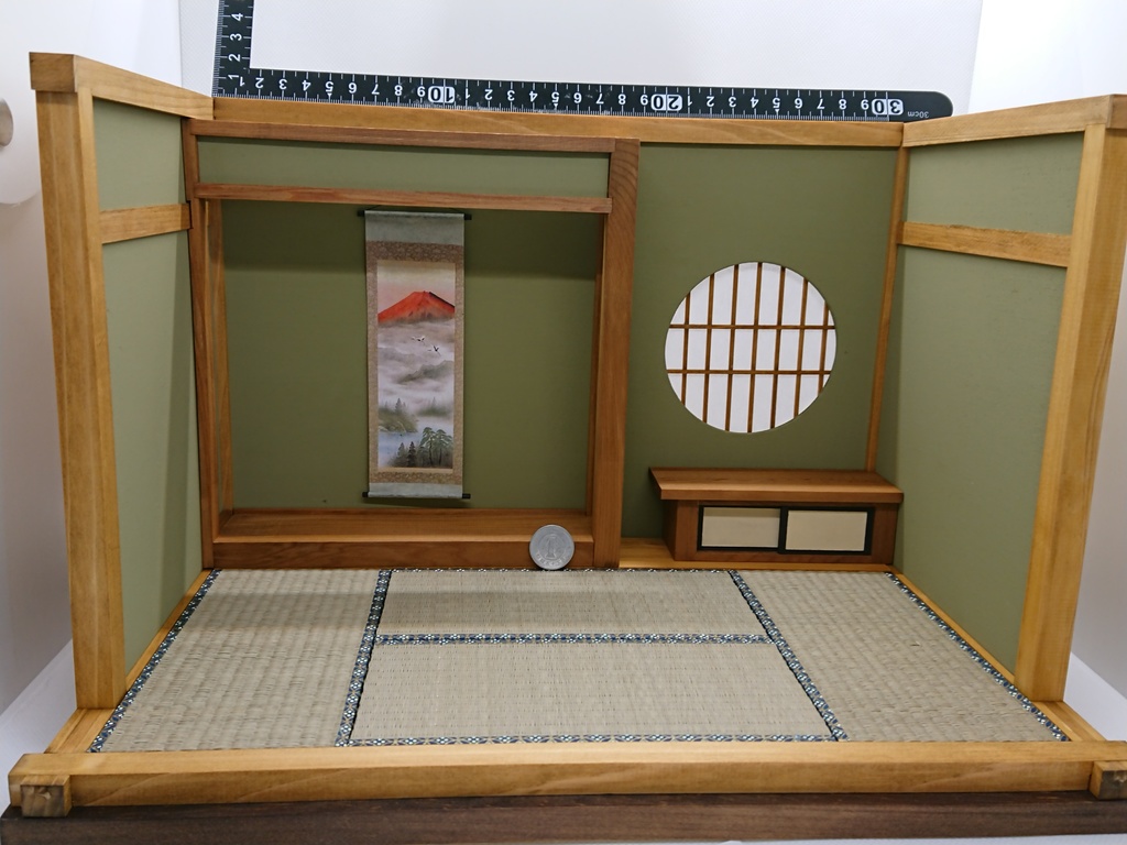 1 12 床の間 うぐいす色 ころぼっくるのミニチュア工房 Booth