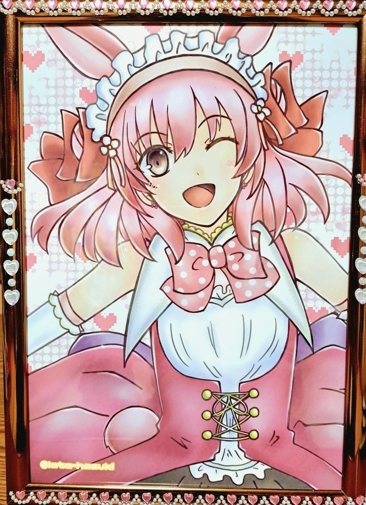 【あやかしと婚活はじめました】A4額入イラスト