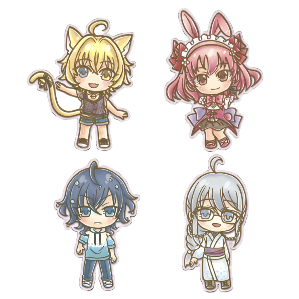 【あやかしと婚活はじめました】⑧アクリルキーホルダー