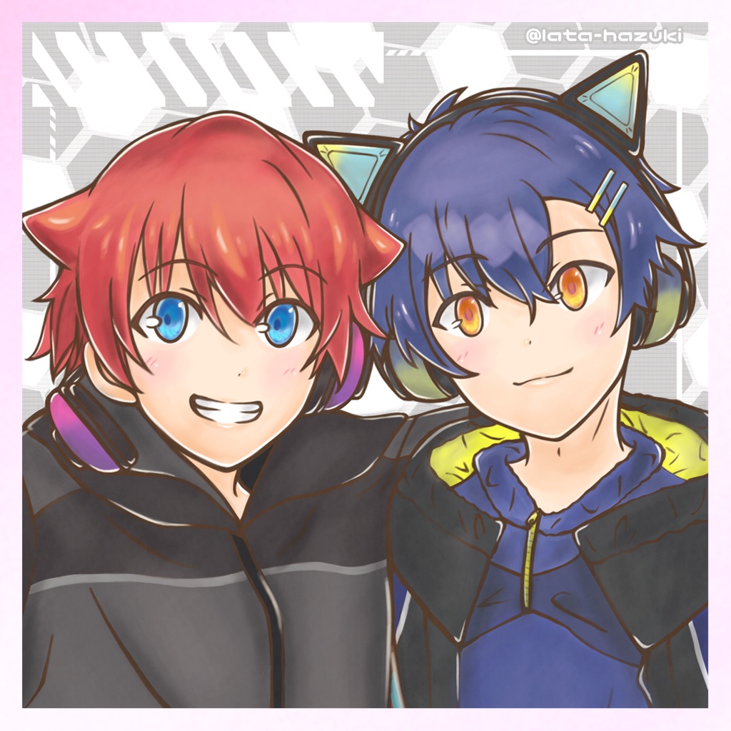 【同人グッズ】④アクリルミニ色紙　裕太&蓬