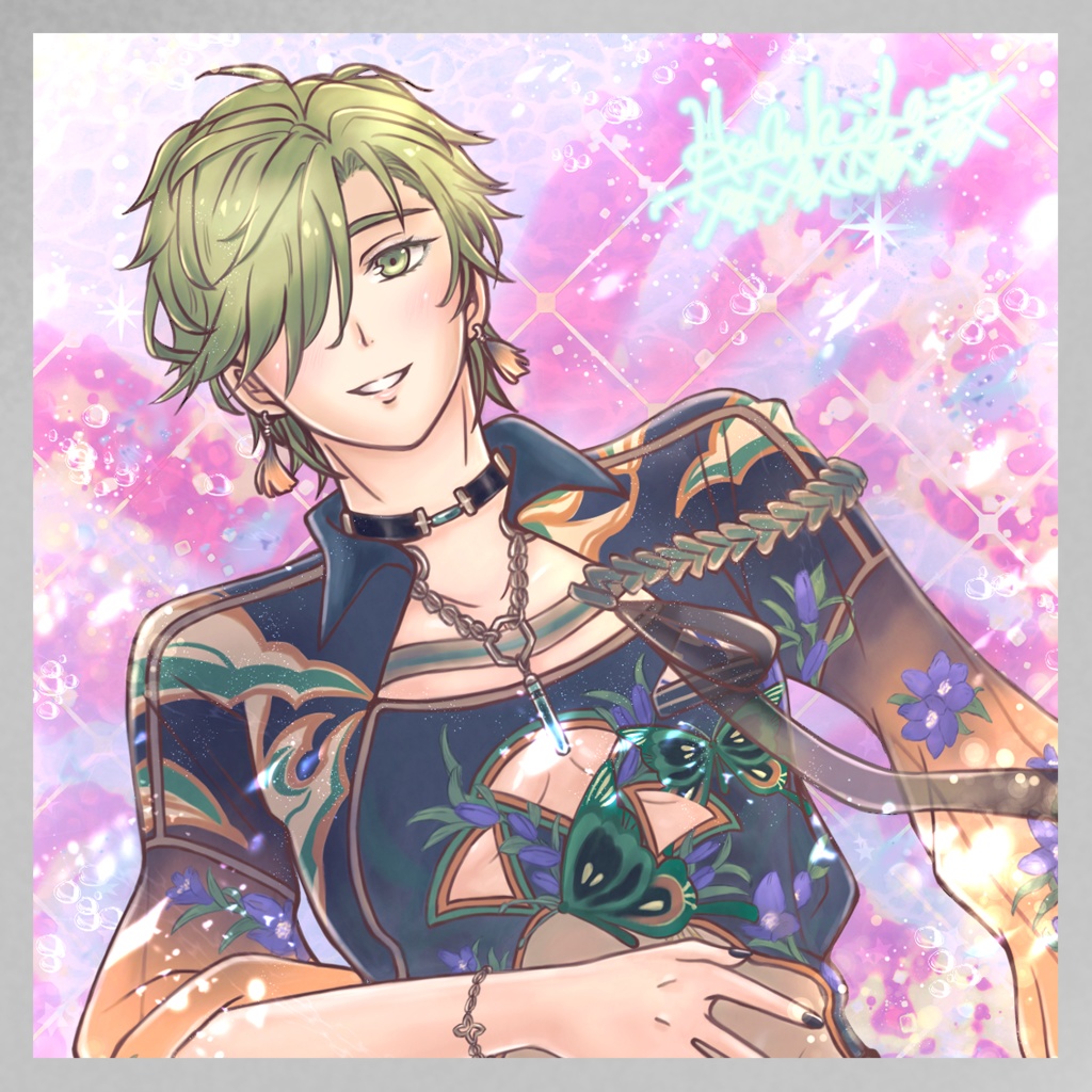 【同人グッズ】⑤アクリルミニ色紙　オリビン