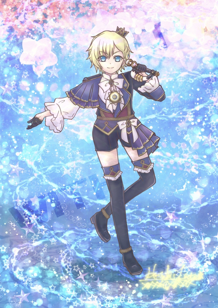 【同人グッズ】①A4額入イラスト　ショウゴ