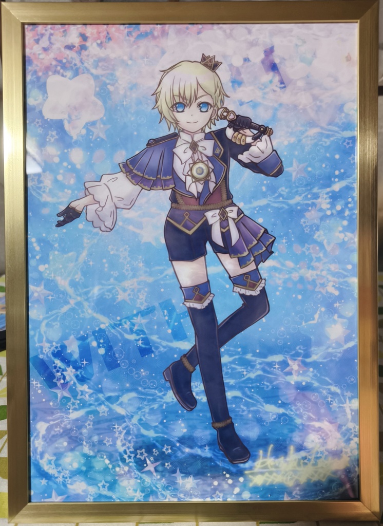 【同人グッズ】①A4額入イラスト ショウゴ