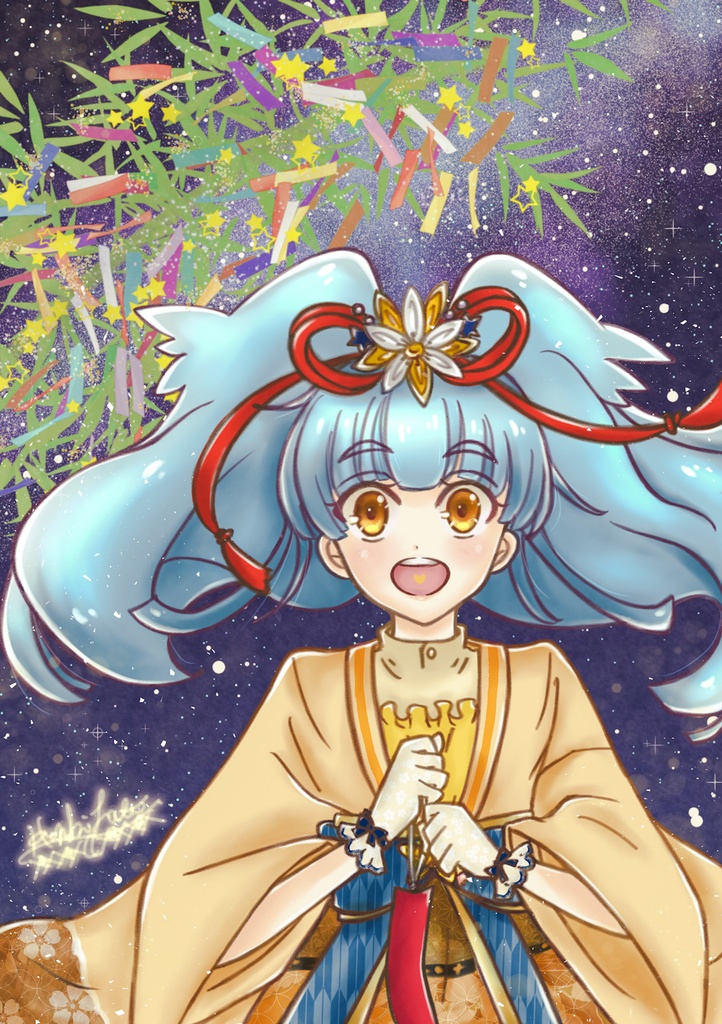  【同人グッズ】②A4額入イラスト　リリィ