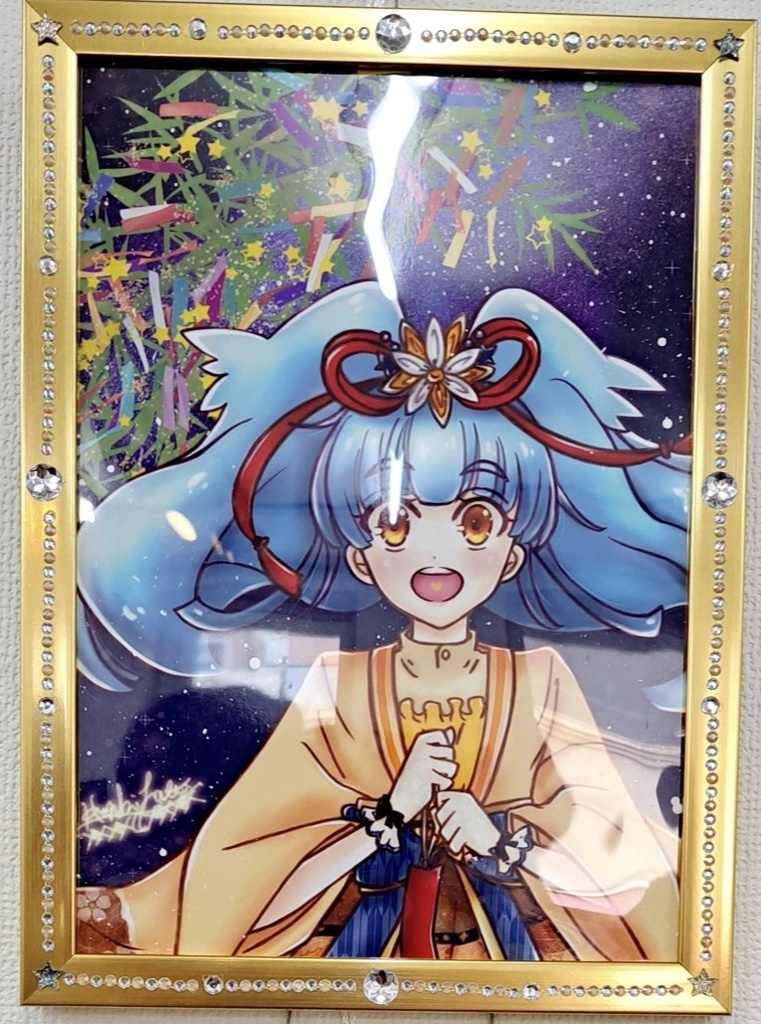 【同人グッズ】②A4額入イラスト リリィ