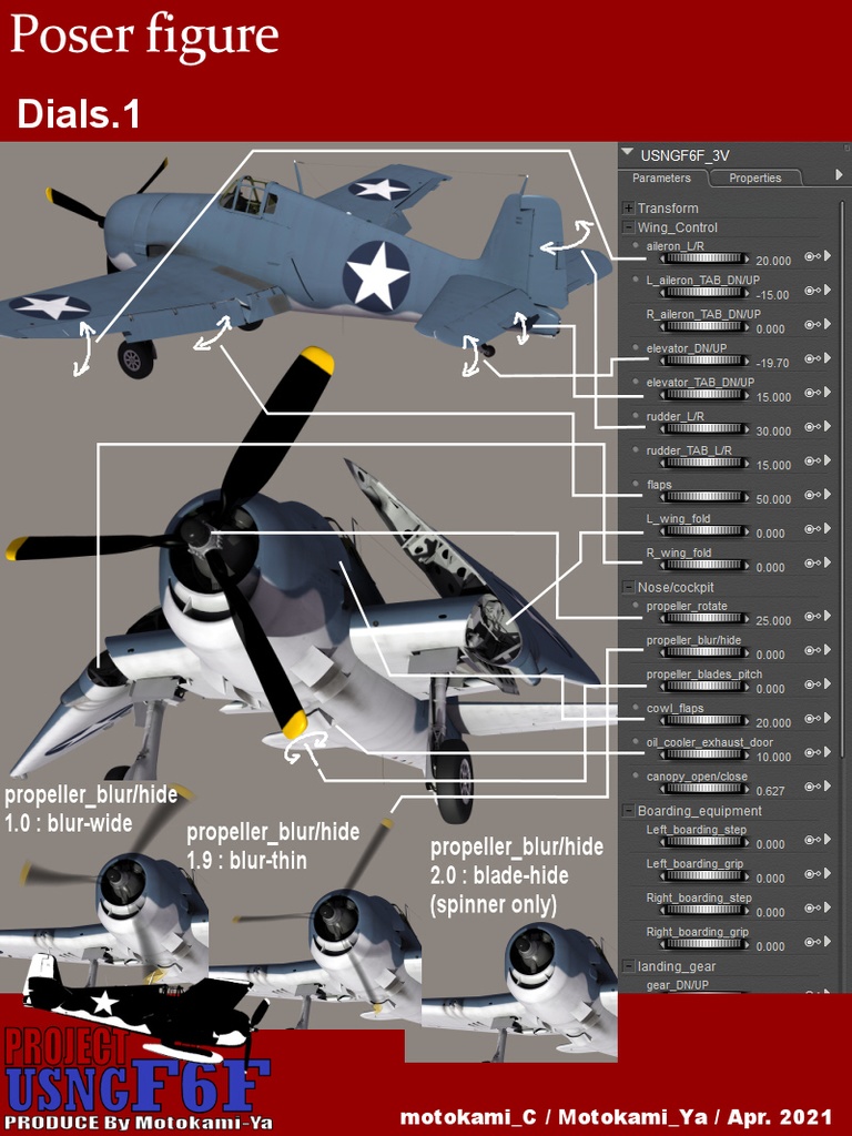 USNGF6F-01 for Poser