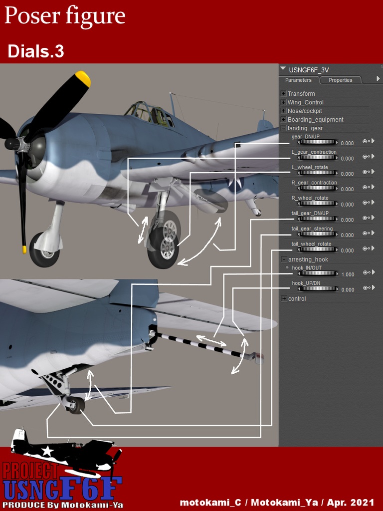 USNGF6F-01 for Poser