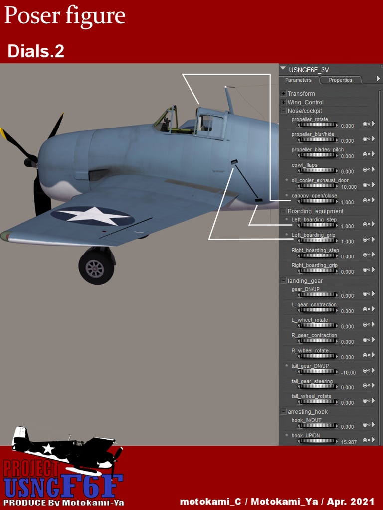 USNGF6F-01 for Poser