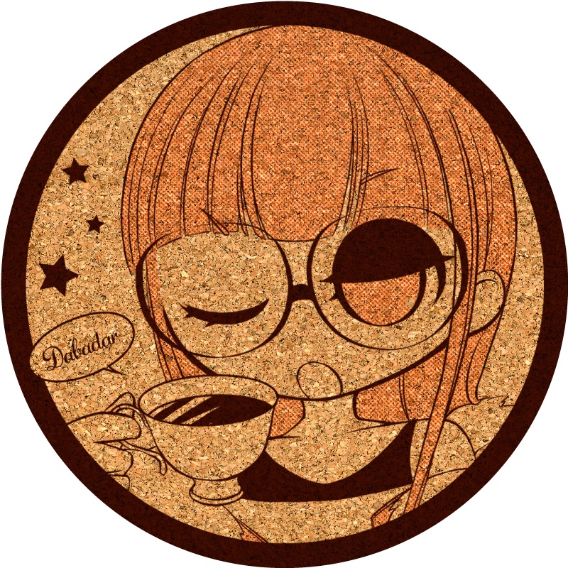 ちがいがわかるコルクコースター