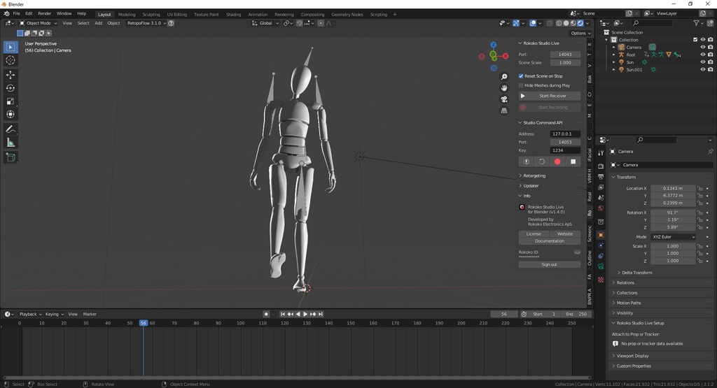 12-Count Simple Kicking Mocap Animation (Rokoko Captured)