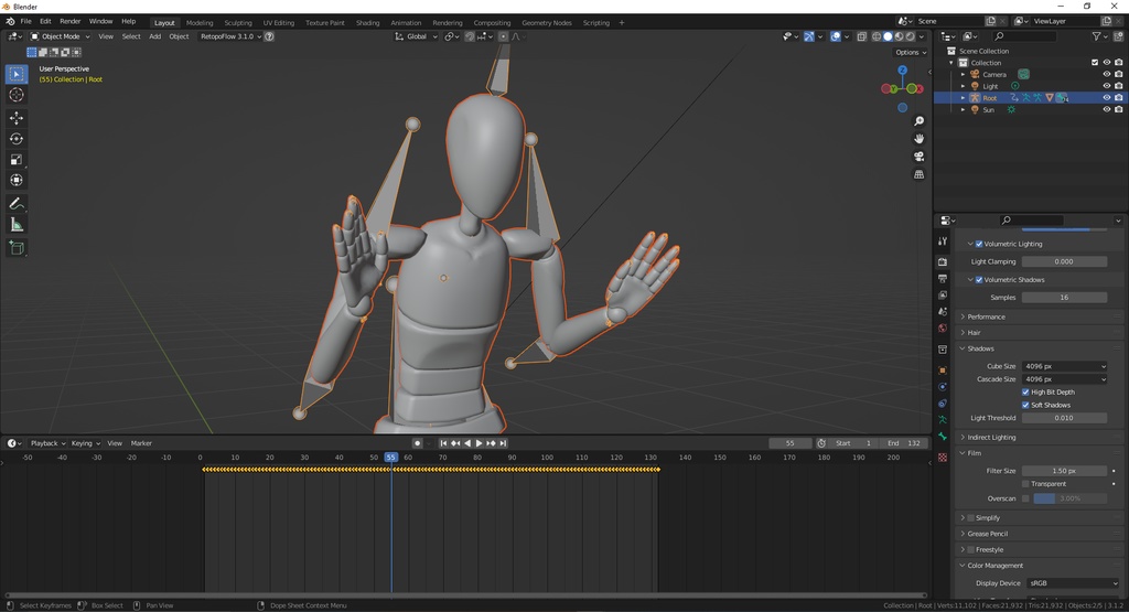 30-Count Greeting Mocap Animation Package (Rokoko Captured)