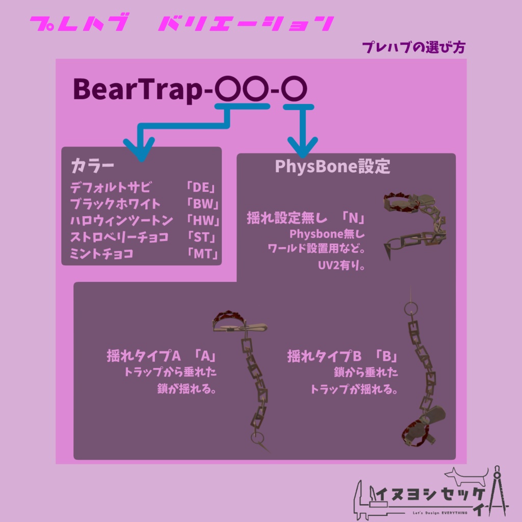 ベアトラップ【無料 VRChat想定】