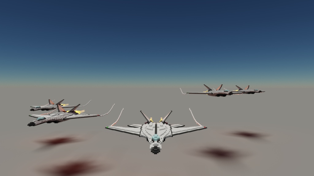 【ボクセルモデル 番外編 】戦闘機