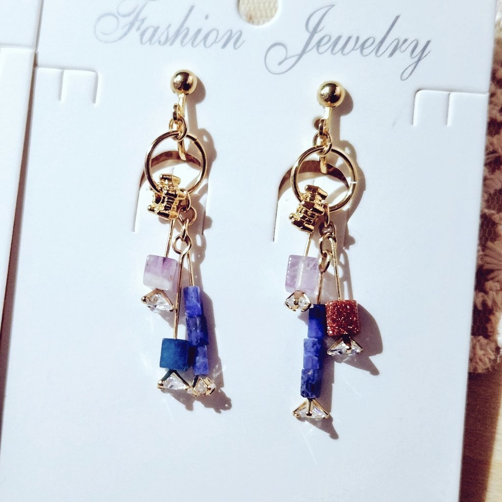 🌈🕒VΔLZ 楽曲SOUPイメージイヤリング(ピアス)