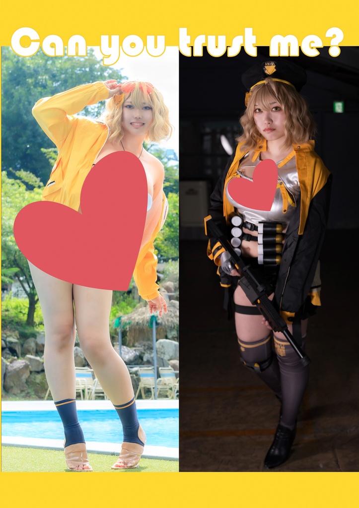 C106新刊　NIKKEアニス写真集「Can you trust me?」