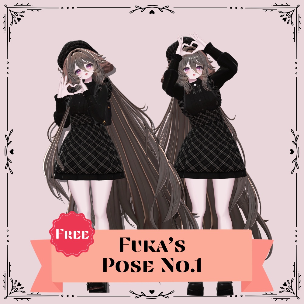 【FREE】Fuka's Pose set No.1