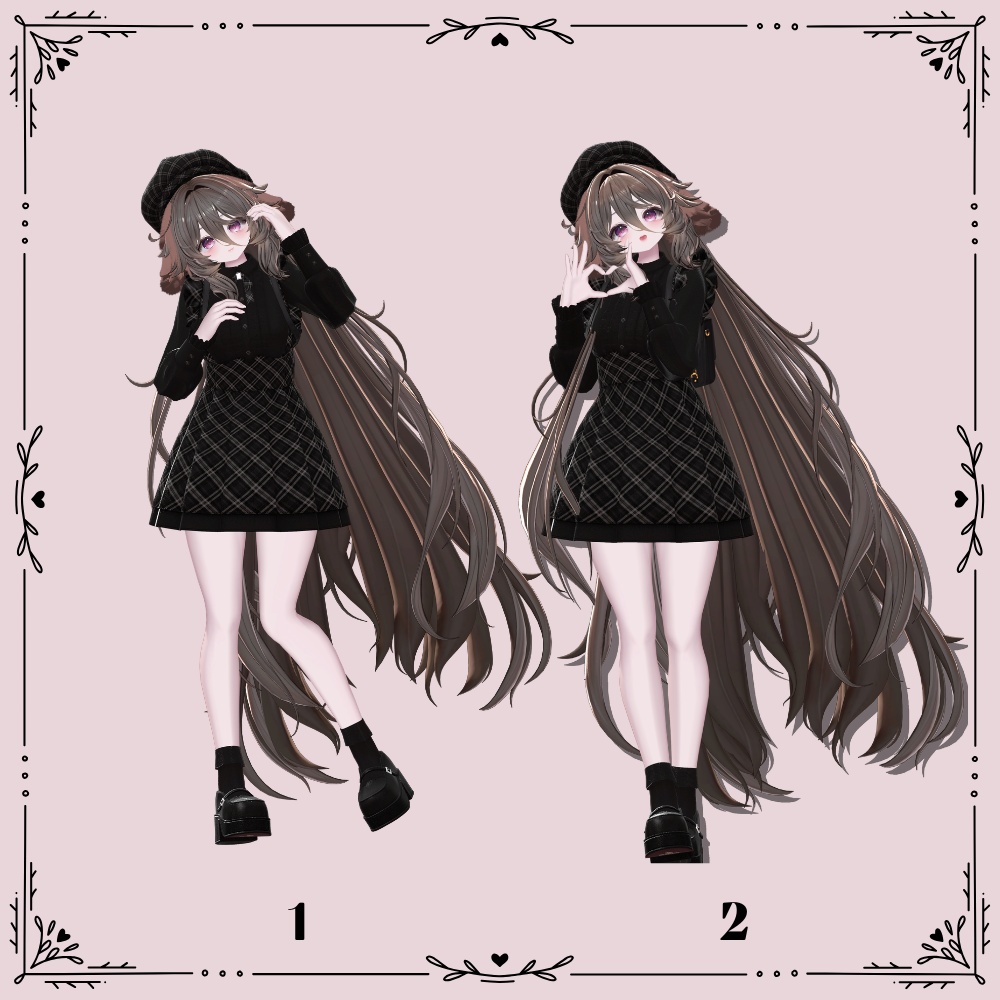 【FREE】Fuka's Pose set No.1