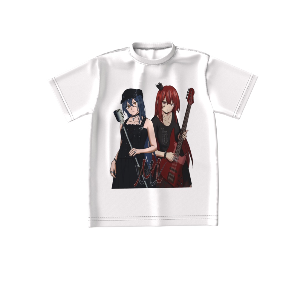 MxW　W前面ゆったりTシャツ