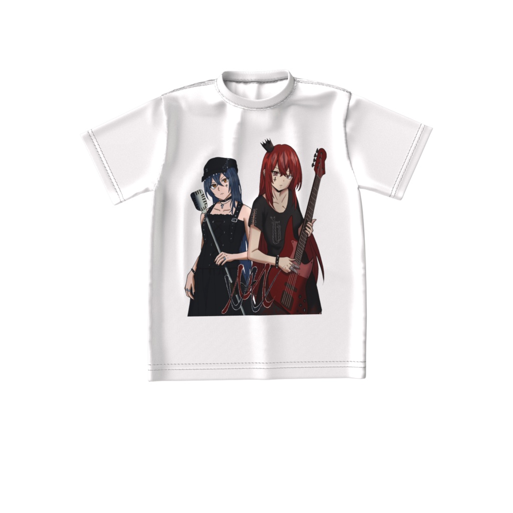 MxW　M前面ゆったりTシャツ