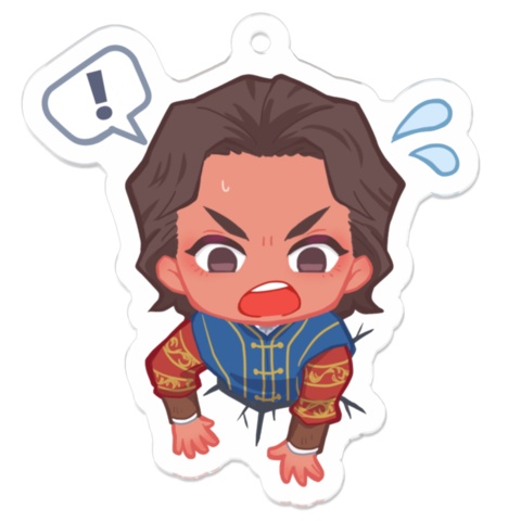 アクリルキーホルダー・壁尻ラファエル