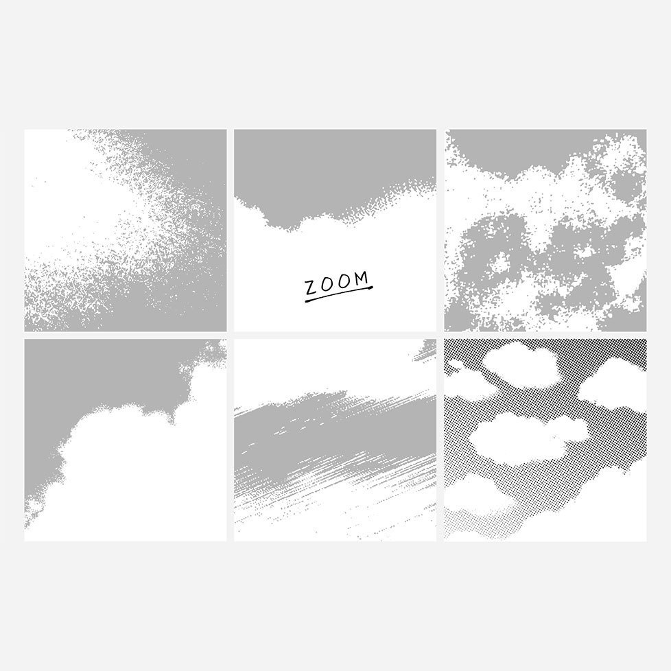 【トーン化用】けずり雲ブラシ