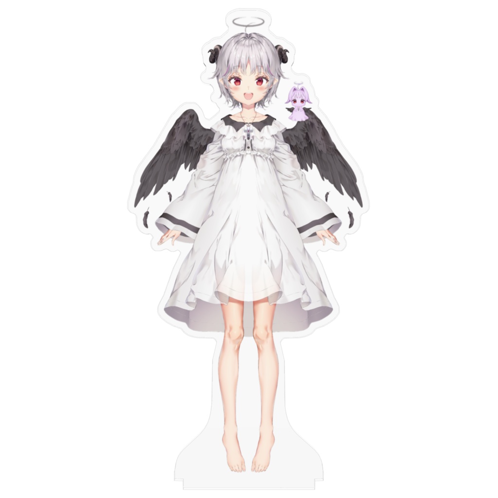 【周年記念限定】Live2Dるし(白)のアクスタ