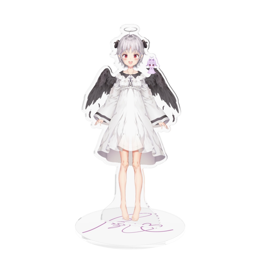 【周年記念限定】Live2Dるし(白)のアクスタ