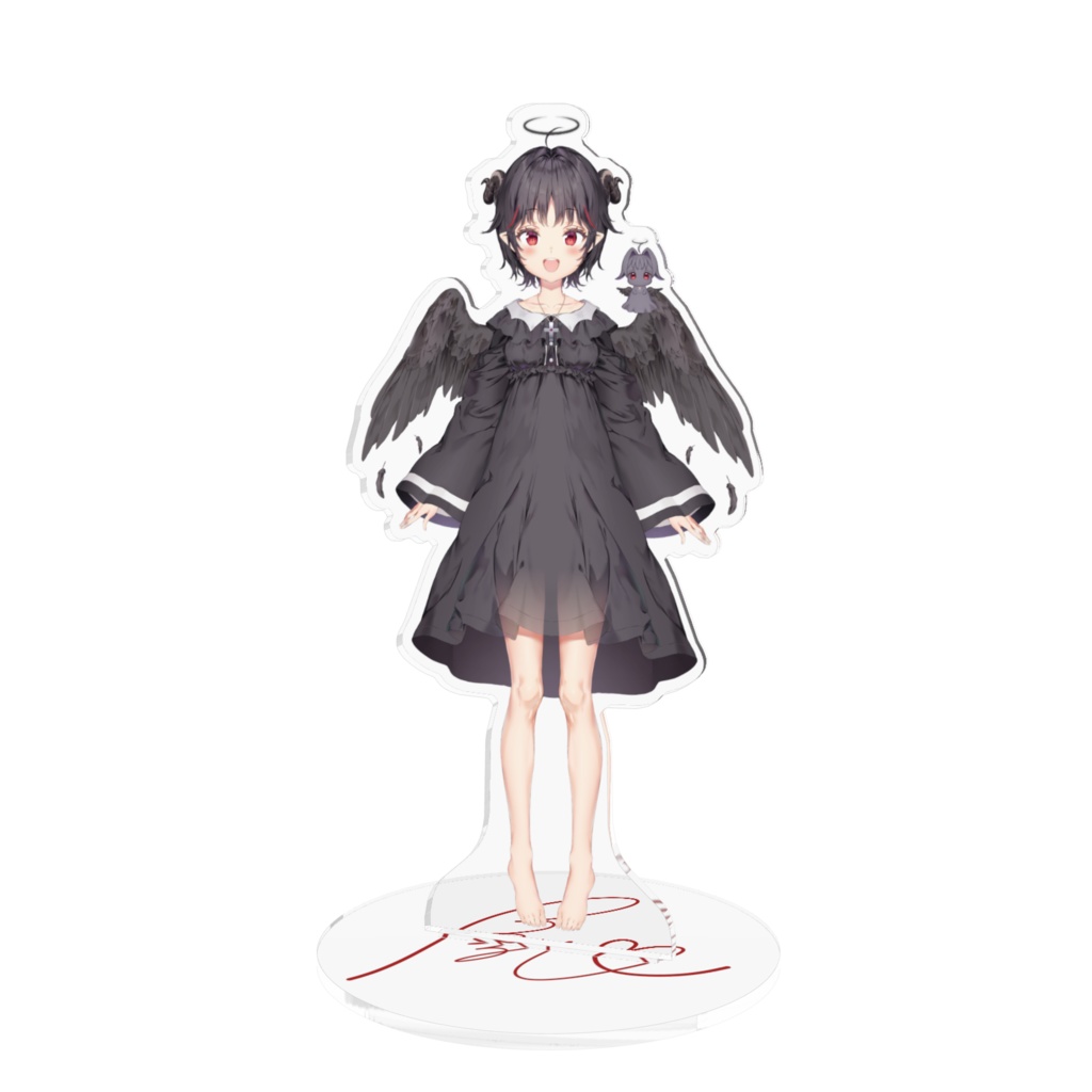 Live2Dるし(黒)のアクスタ