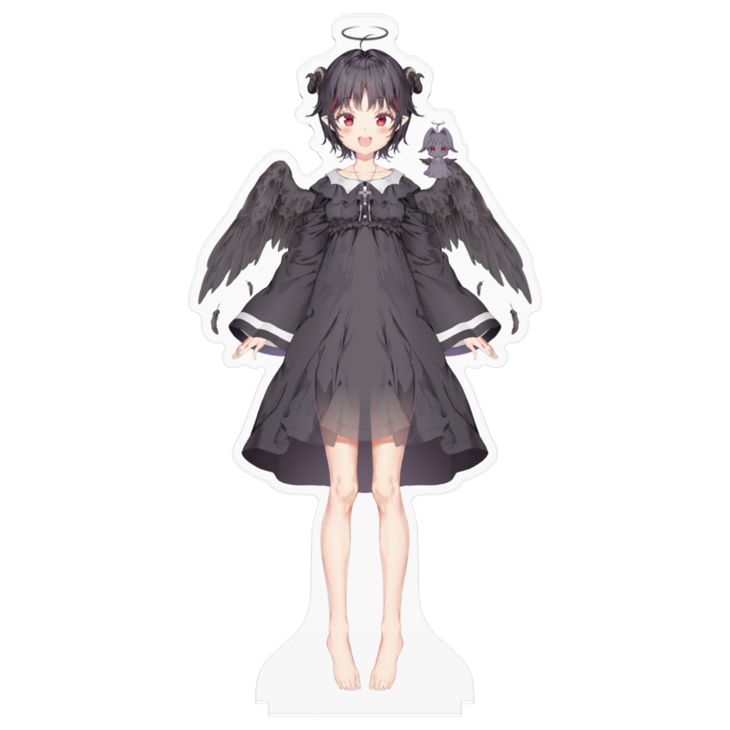 Live2Dるし(黒)のアクスタ