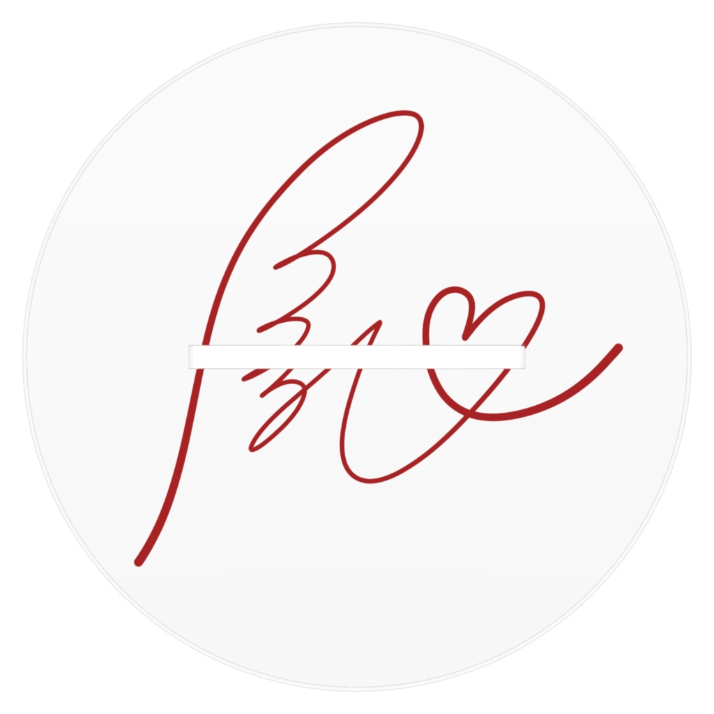 Live2Dるし(黒)のアクスタ