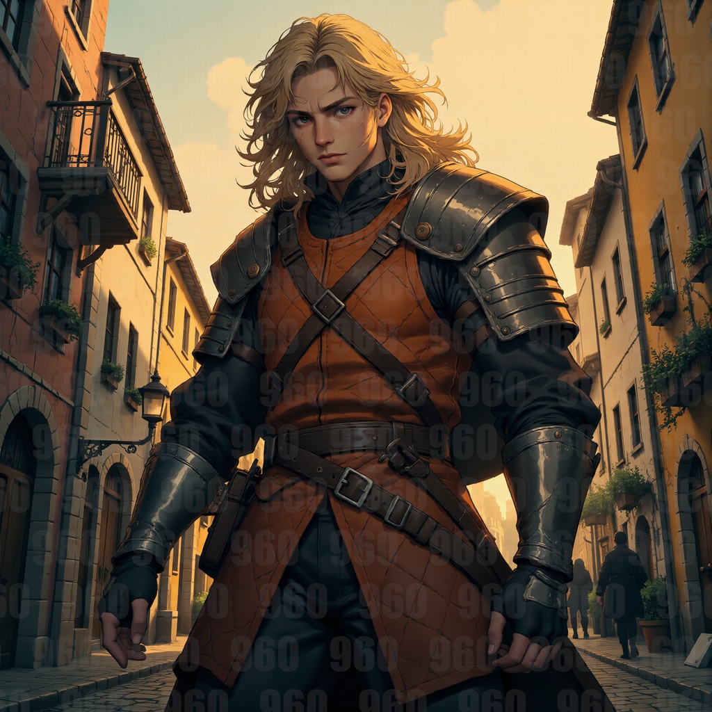【100キャラ詰め合わせ】中世ヨーロッパ風の騎士イラストA