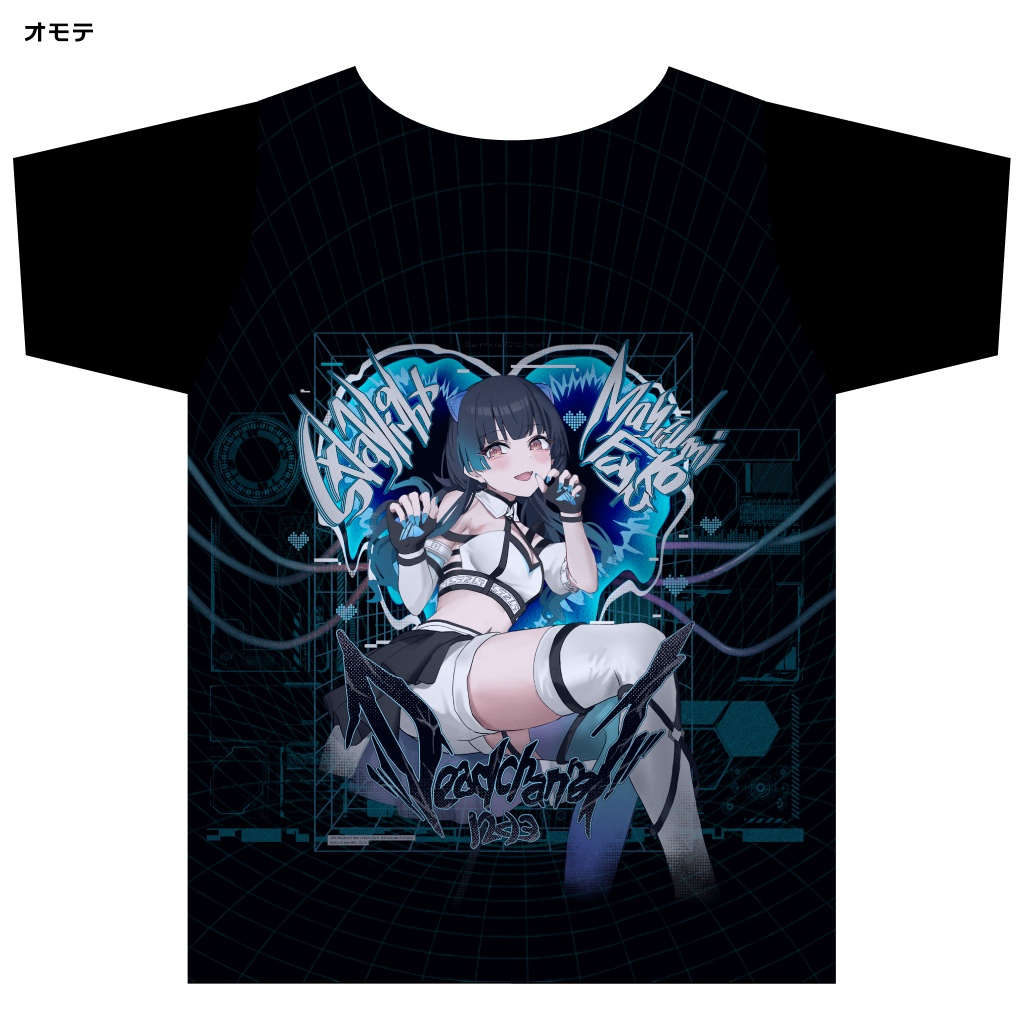 デッドチャンネル|2<(3 冬優子ちゃんフルグラフィックTシャツ