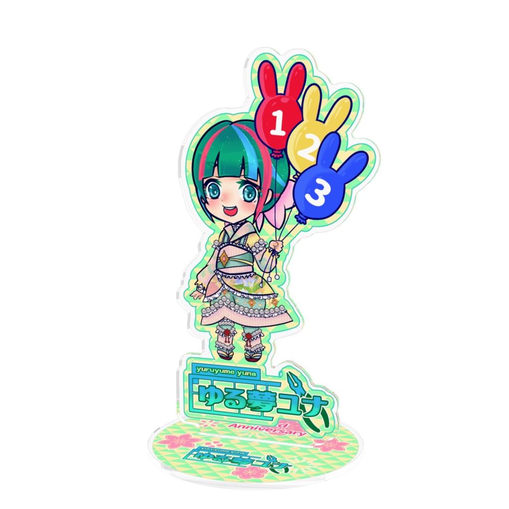 3周年記念グッズ アクリルフィギュア