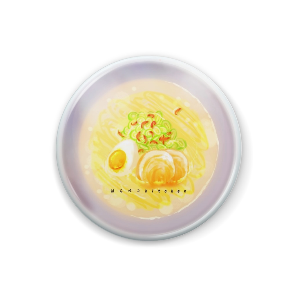 塩ラーメン缶バッジ