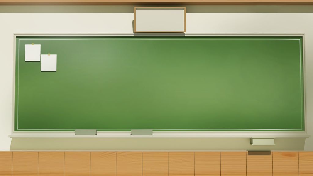 【VTuber -配信背景】교실칠판/教室の黒板 /Classroom Blackboard