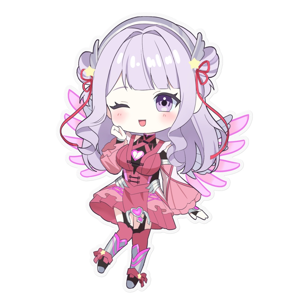 あちこち貼ってね！ミニさぎりんクリアステッカー