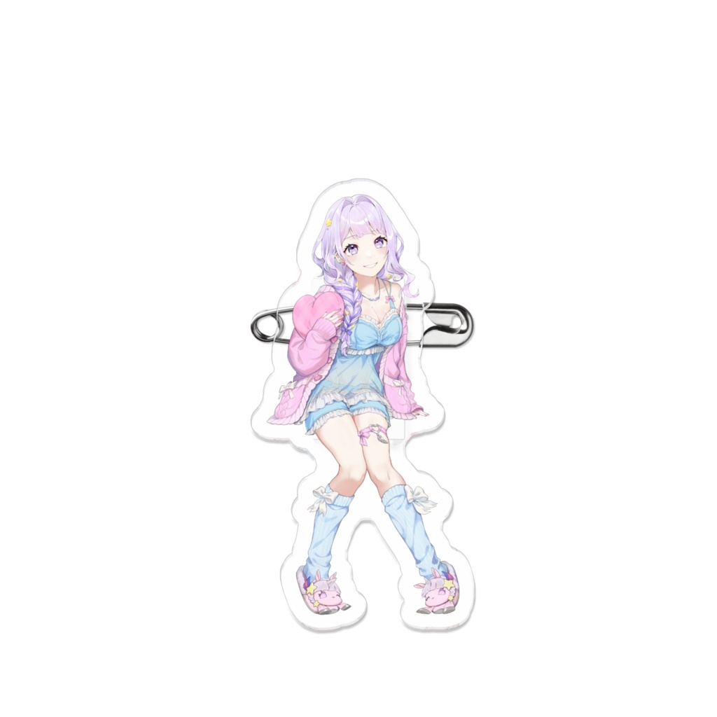 SagiRiko新衣装(ハニカミ)アクリルバッジ