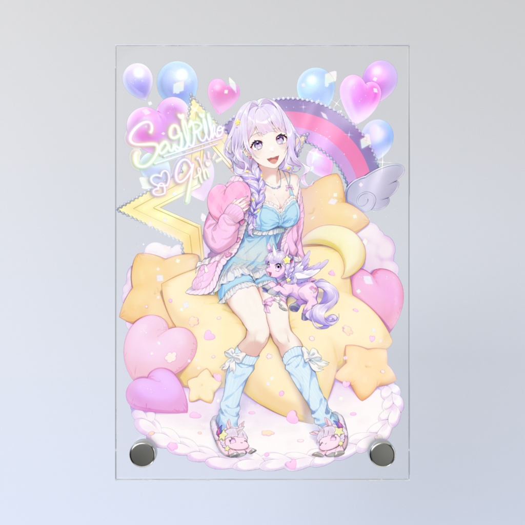 SagiRiko9周年記念⭐️アクリルフォトパネル
