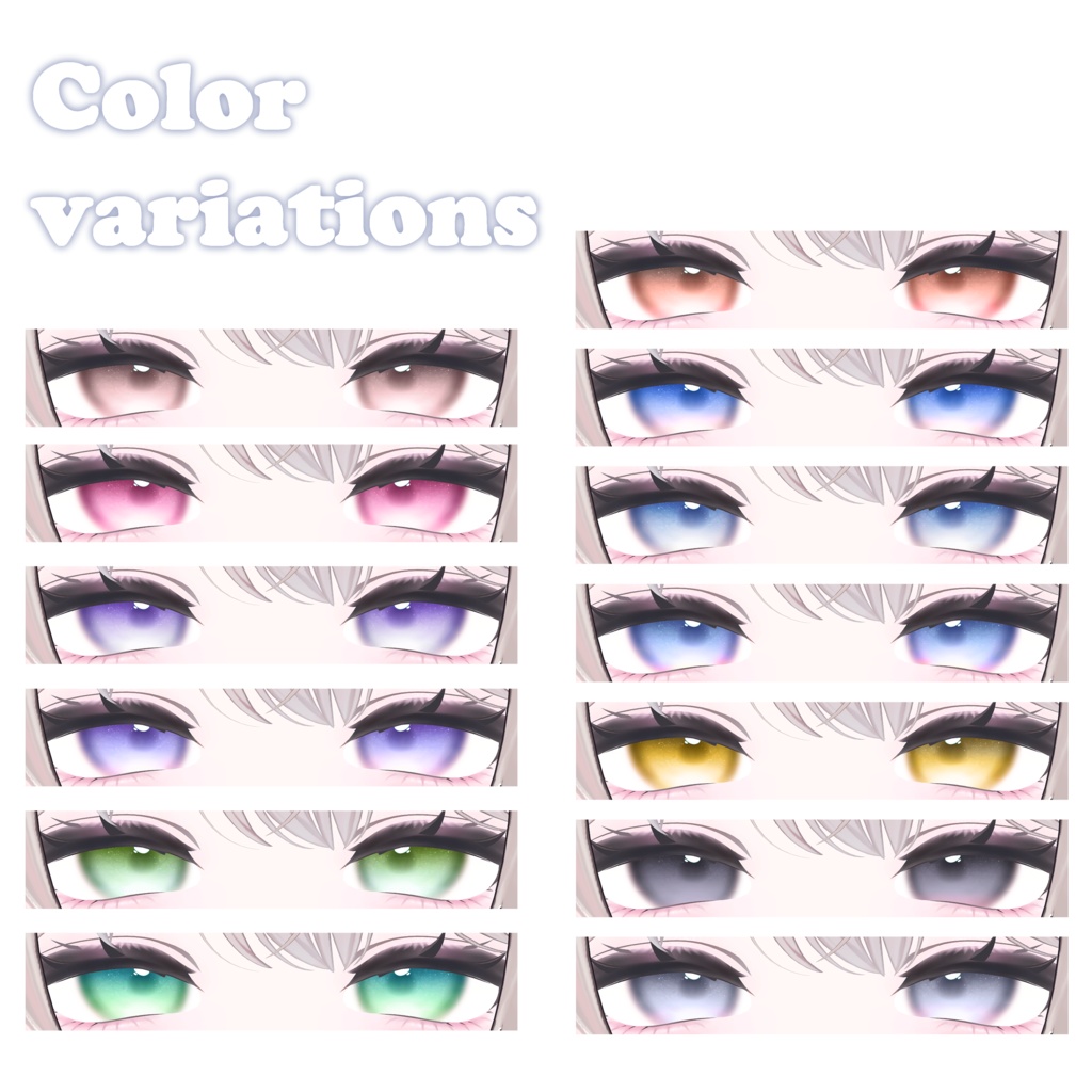 【4avatar対応】 Dreamy Mist Eye Texture
