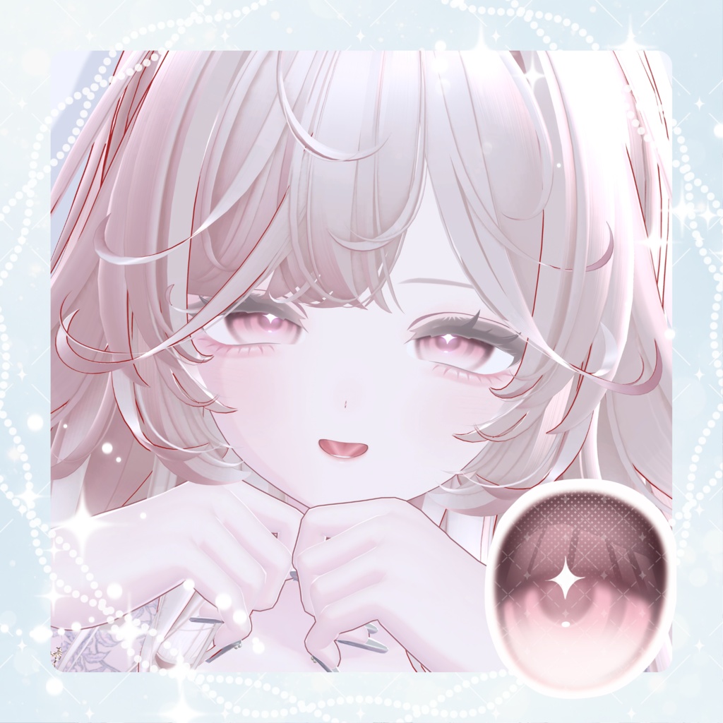 【無料版あり】【SALE¦しなの/Shinano 】Moonlit Haze Makeup & Eye+Blendshape୨୧⑅*【メイクアップ&アイテクスチャ】