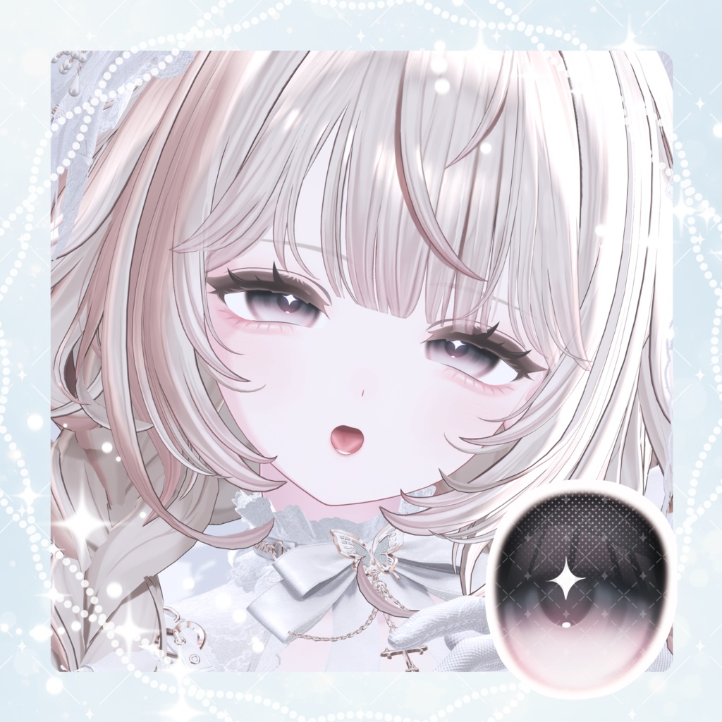 【無料版あり】【SALE¦しなの/Shinano 】Moonlit Haze Makeup & Eye+Blendshape୨୧⑅*【メイクアップ&アイテクスチャ】