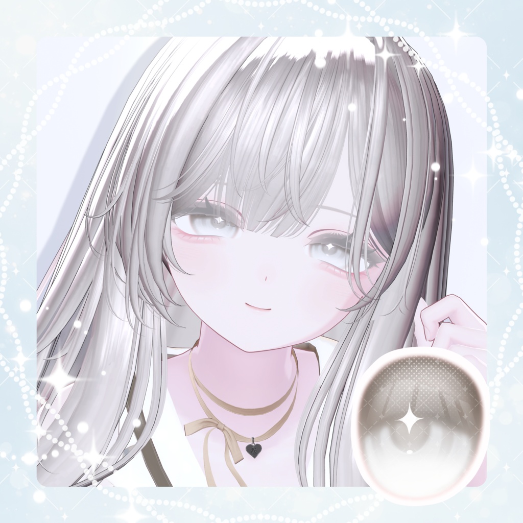 【無料版あり】【SALE¦しなの/Shinano 】Moonlit Haze Makeup & Eye+Blendshape୨୧⑅*【メイクアップ&アイテクスチャ】