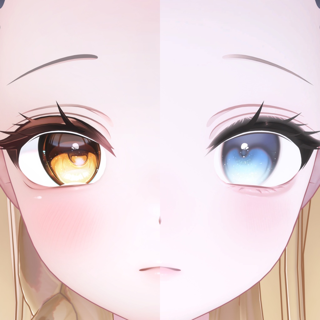 【無料版あり】【まよ/Mayo】Make up Texture + Eye Texture